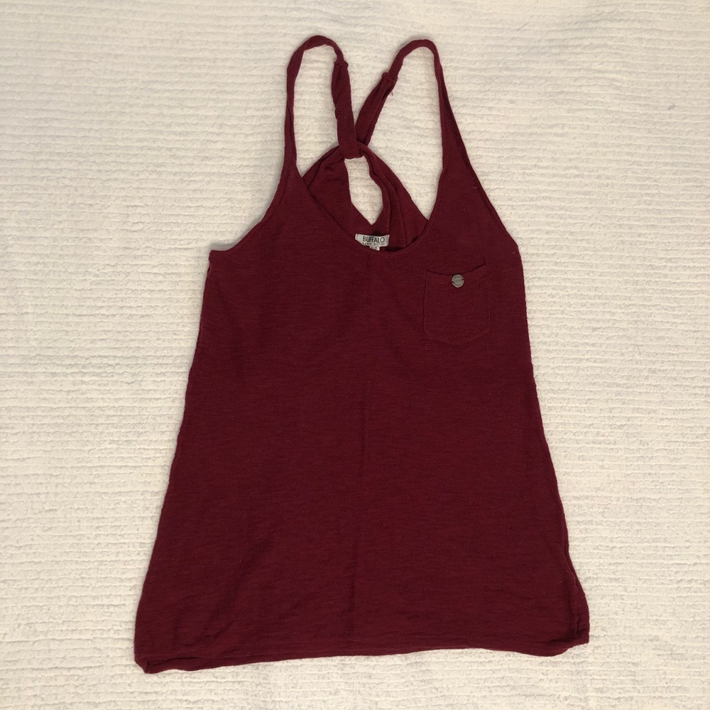 Buffalo | Maroon Knit Top